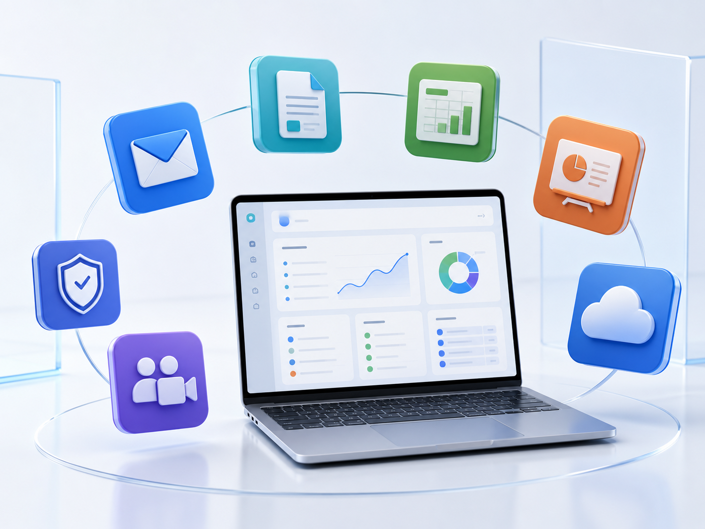 Microsoft 365 business productivity, collaboration, cloud, and security tools