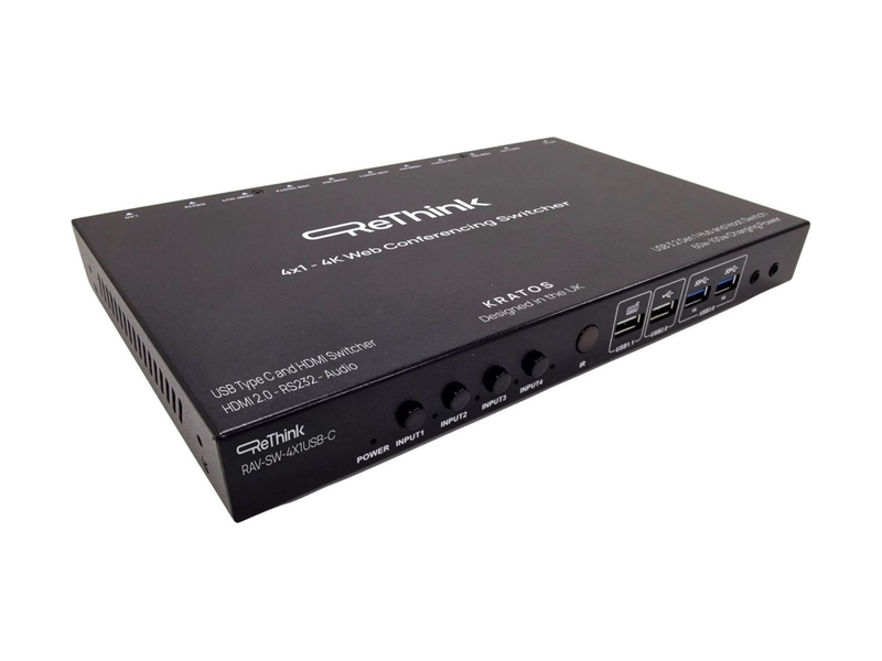 ReThink RAV-SW-4x1HU-VC 4K USB-C and HDMI switcher