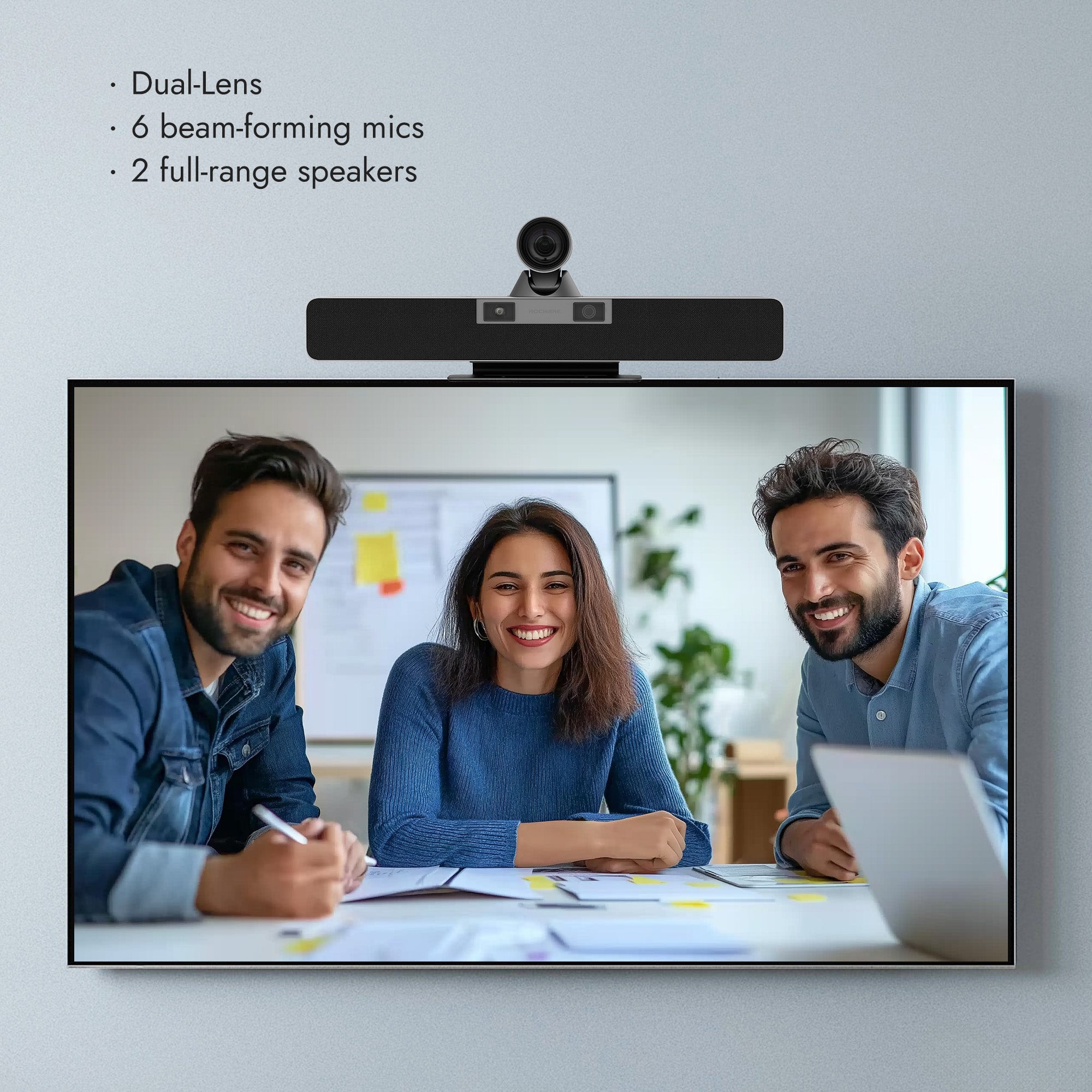 Medium meeting rooms using Rocware video collaboration technology