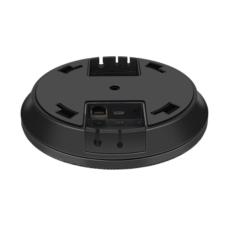 USB Type-C and RJ45 connections beneath the Rocware RM702A